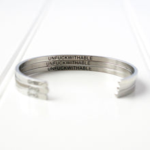 Load image into Gallery viewer, Unfuckwithable Bangle by Glass House Goods