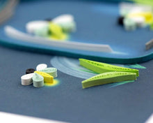 Load image into Gallery viewer, Fireflies Quilling Card