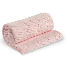 Load image into Gallery viewer, Lulujo Cellular Blanket - Pink
