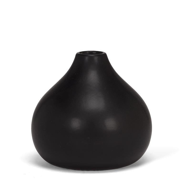 Modular Matte Black Vase