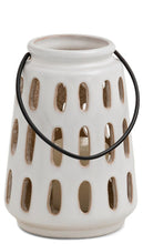 Load image into Gallery viewer, Porcelain Cutout Lantern, Small
