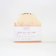 Load image into Gallery viewer, Rose All Day Soap: SOAK Bath Co.