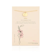 Load image into Gallery viewer, Birth Flower Necklace