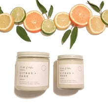 Load image into Gallery viewer, Citrus & Sage Soy Candle