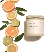 Load image into Gallery viewer, Citrus & Sage Soy Candle