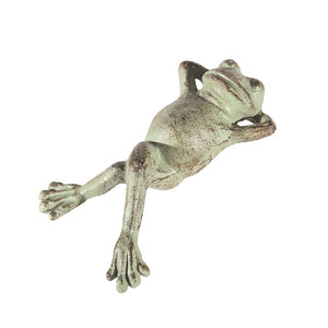 Relaxing Frog Figurine