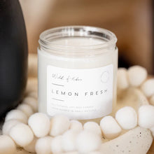Load image into Gallery viewer, Lemon Fresh Soy Candle
