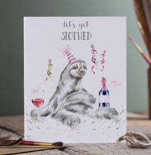 Load image into Gallery viewer, Let's Get Slothed Card