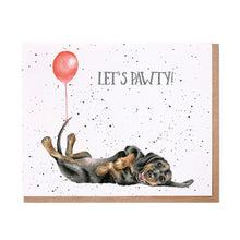 Load image into Gallery viewer, Let's Pawty Birthday Card