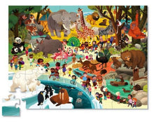 Load image into Gallery viewer, Crocodile Creek Day at The Zoo Puzzle Age 4+