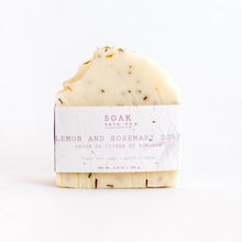 Load image into Gallery viewer, Lemon & Rosemary Soap: SOAK Bath Co
