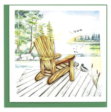 Load image into Gallery viewer, Adirondack Quilling Card