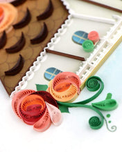 Load image into Gallery viewer, Birdhouse Quilling Card