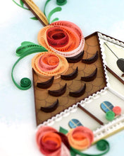 Load image into Gallery viewer, Birdhouse Quilling Card