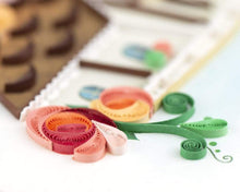 Load image into Gallery viewer, Birdhouse Quilling Card