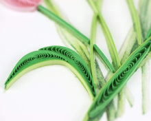 Load image into Gallery viewer, Colourful Tulips Quilling Card