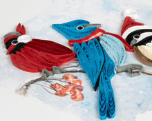 Load image into Gallery viewer, Snowbirds Quilling Card