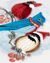 Load image into Gallery viewer, Snowbirds Quilling Card