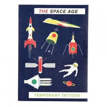 Load image into Gallery viewer, Space Age Temporary Tattoos