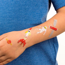Load image into Gallery viewer, Space Age Temporary Tattoos