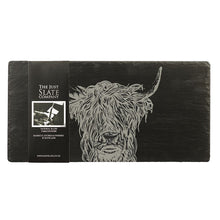 Load image into Gallery viewer, Highland Cow Slate Table Runner