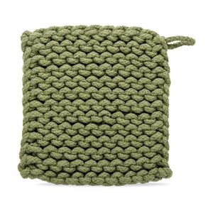 Crochet Trivet, Olive