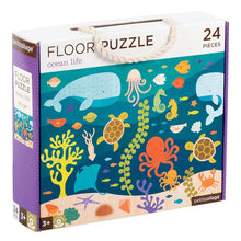Load image into Gallery viewer, Ocean Life Floor Puzzle, 24pcs

