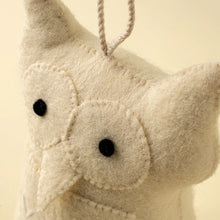 Load image into Gallery viewer, Barn Owl Felt Doorstop

