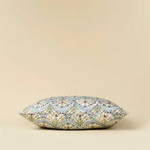 Load image into Gallery viewer, Sakura Block Print Pillow, Blue
