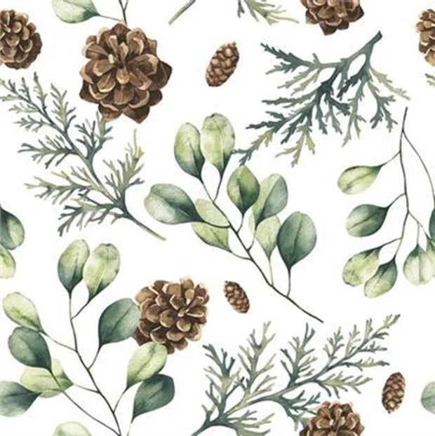 Eucalyptus Cones Lunch Napkin