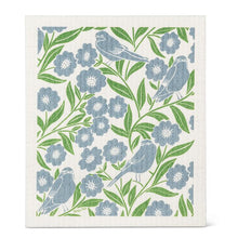 Load image into Gallery viewer, Birds + Leaves Dishcloth + Tea Towel Set
