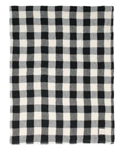 Load image into Gallery viewer, Classic Check Double Layered Single Kitchen Towel Black
