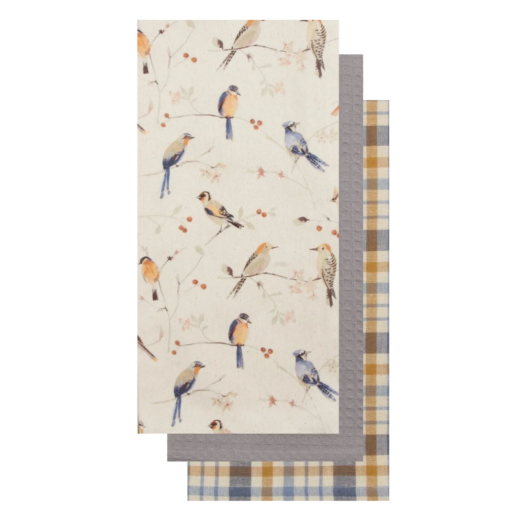 Birds Tea Towels, Set 3