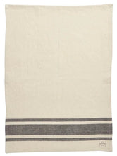Load image into Gallery viewer, Bistro Stripe Tea Towel, Black
