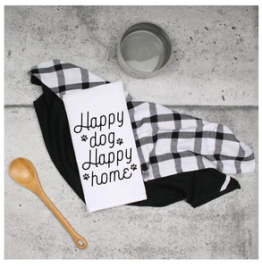 Happy Dog Happy Home Tea Towel Set