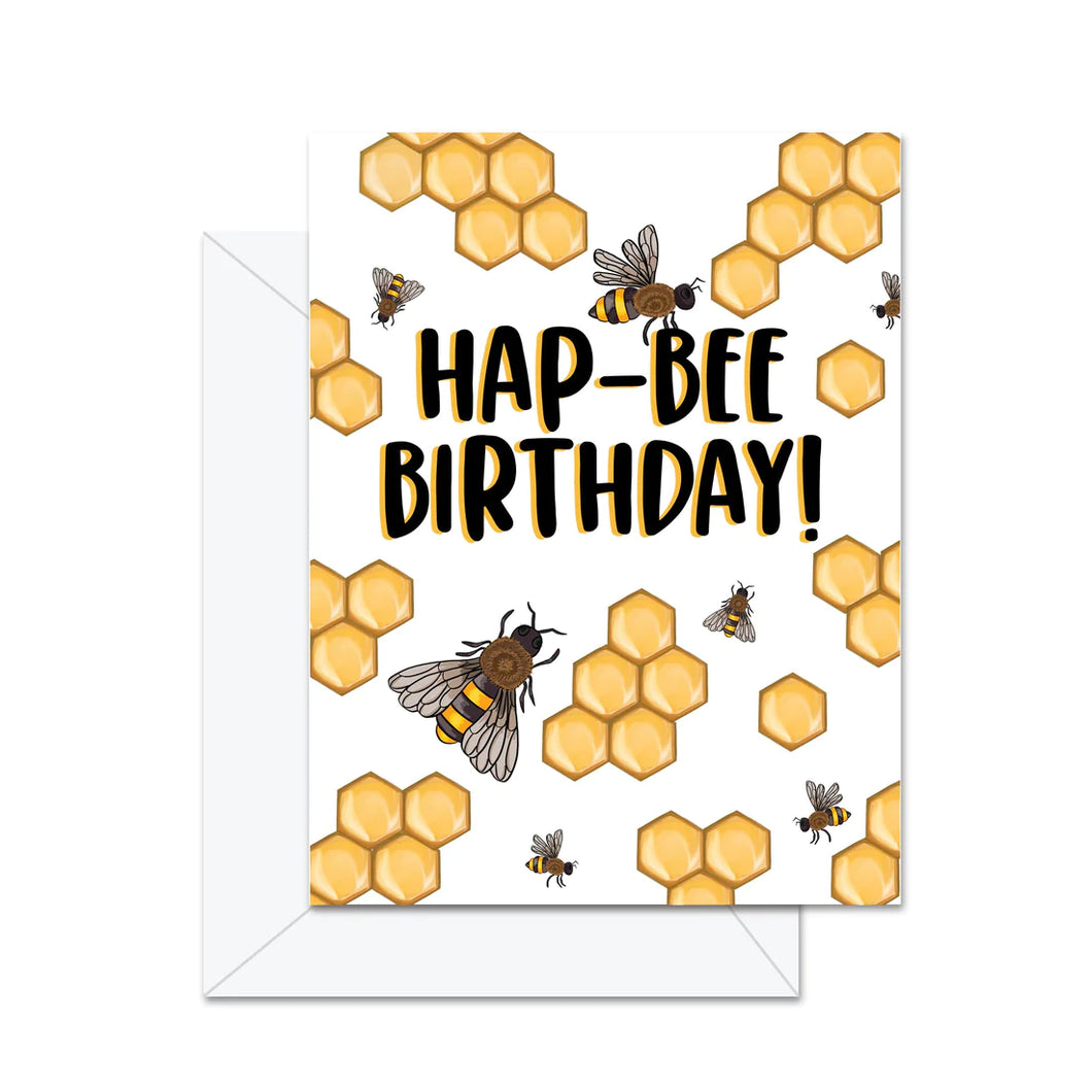 Hap-Bee Birthday Card