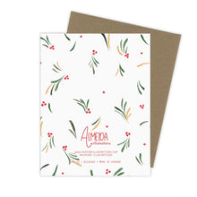 Load image into Gallery viewer, Berry Strokes Christmas Card
