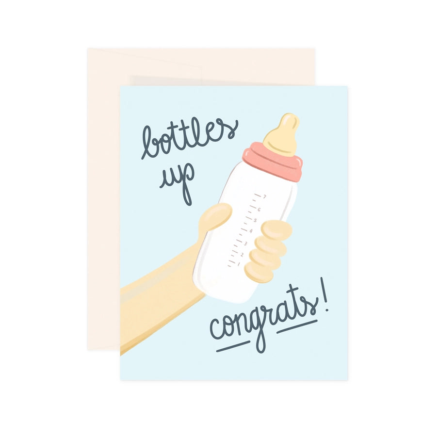 Bottles Up Baby Card