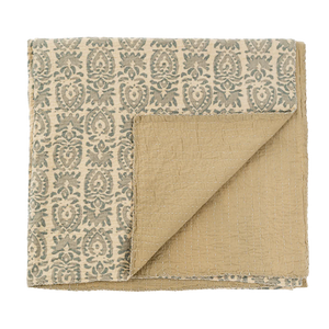 Seychelles Kantha Bed Blanket