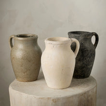 Load image into Gallery viewer, Rhodes Pitcher Vase, Small, Reactive Brown
