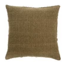 Load image into Gallery viewer, Fennel Lina Linen Cushion, 24 x 24&quot;
