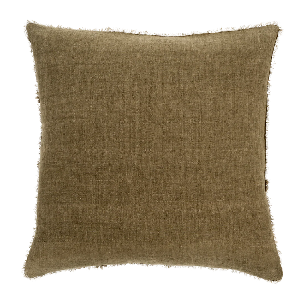 Fennel Lina Linen Cushion, 24 x 24