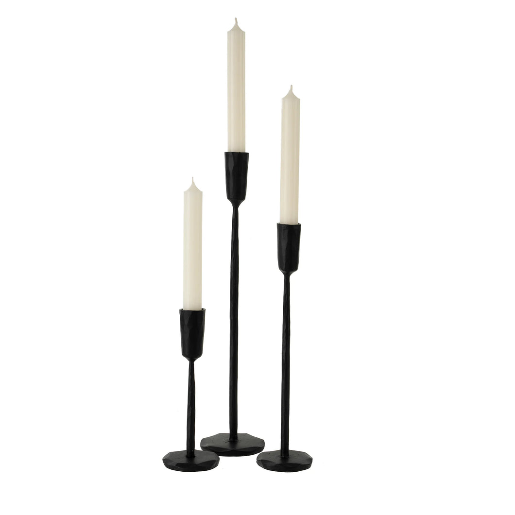 Luna Forged Candlestick