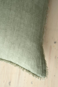 Lina Linen Cushion, Laurel