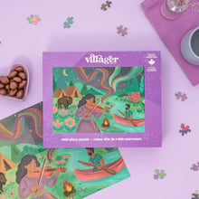 Load image into Gallery viewer, Dancing Sky | 1000-Piece Puzzle for Adults | Designed in Canada by Véro Filion
