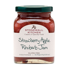 Load image into Gallery viewer, Stonewall Strawberry Apple Rhubarb Jam
