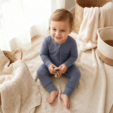 Load image into Gallery viewer, Serenity Blue Baby Romper
