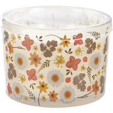 Load image into Gallery viewer, Orange Floral Jar Candle
