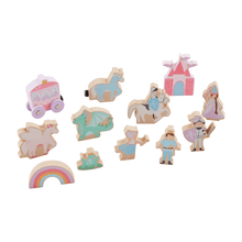 Load image into Gallery viewer, Princess + Tea Party Wood Toys

