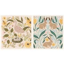 Load image into Gallery viewer, Spring Folklore Swedish Dishcloth, Set 2
